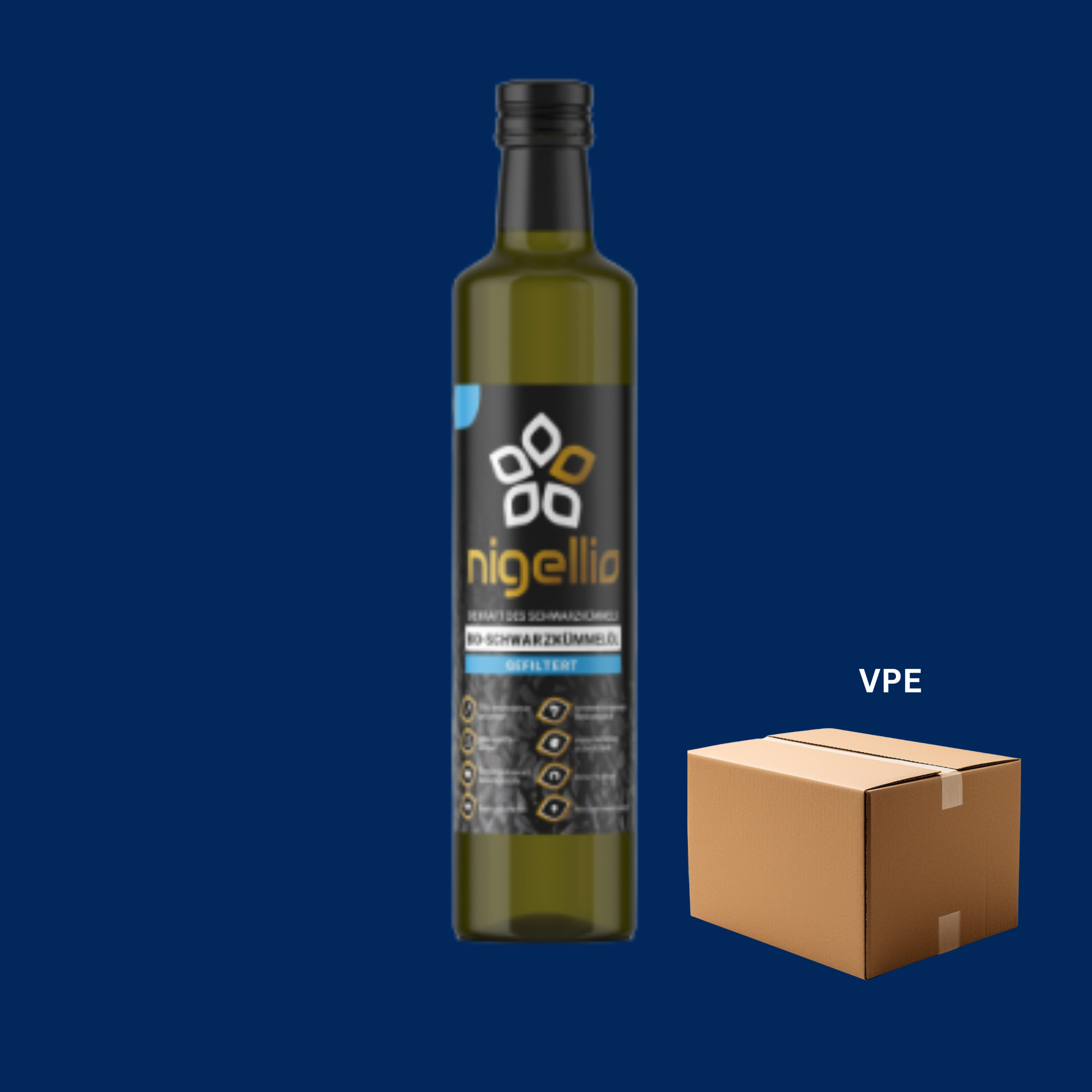 Nigellio - Scharzkümmelöl gefiltert - 250ml